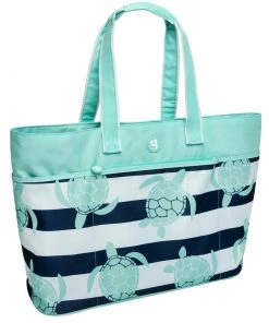 GECKOBRANDS Oversized Beach Tote -Outdoor Living shop P020482022 SEA TURTLE